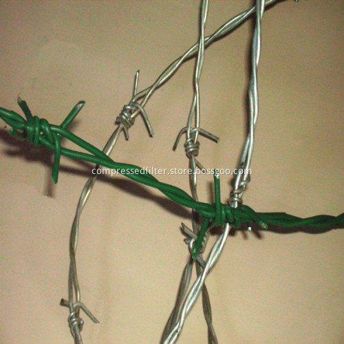 electro galvanized double line barbed wire